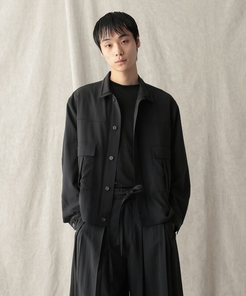 HARE(ハレ)の「【NARRIL】JIMBE-style Trucker jacket(シャツ/ブラウス・メンズ・ブラック/ブラウン・FREE)」の18枚目の写真