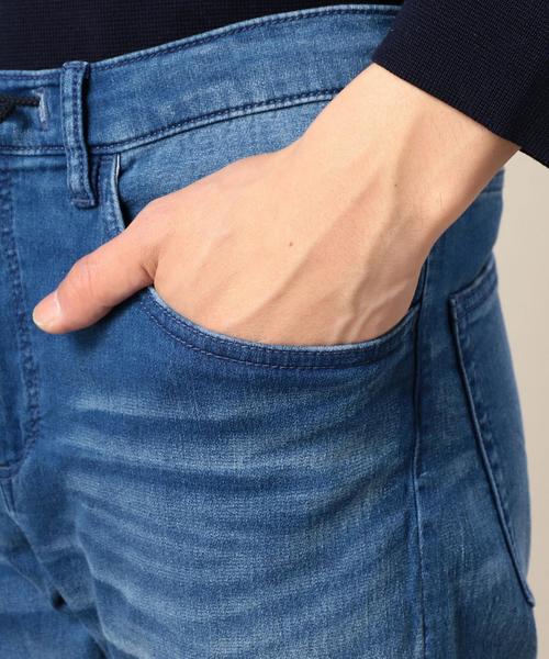 BEAUTY&YOUTH UNITED ARROWS（ビューティーアンドユースユナイテッドアローズ）の「BY スウェット デニム クラッシュ 5ポケット パンツ◆（デニムパンツ・メンズ・コバルトブルー・LARGE/X-LARGE/MEDIUM/SMALL）」の5枚目の写真