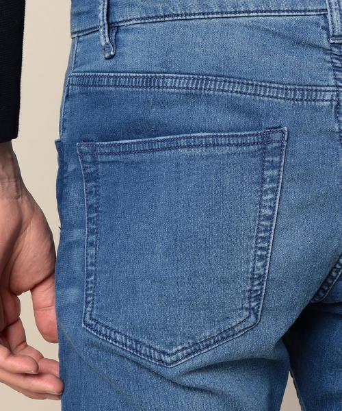 BEAUTY&YOUTH UNITED ARROWS（ビューティーアンドユースユナイテッドアローズ）の「BY スウェット デニム クラッシュ 5ポケット パンツ◆（デニムパンツ・メンズ・コバルトブルー・LARGE/X-LARGE/MEDIUM/SMALL）」の6枚目の写真