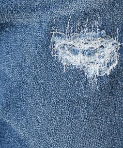 BEAUTY&YOUTH UNITED ARROWS（ビューティーアンドユースユナイテッドアローズ）の「BY スウェット デニム クラッシュ 5ポケット パンツ◆（デニムパンツ・メンズ・コバルトブルー・LARGE/X-LARGE/MEDIUM/SMALL）」の8枚目の写真