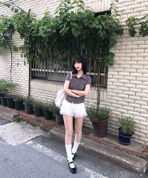 DIFFERSHOE（ディファーシュー）の「ベルリン スクエア リボン メリージェーン 5CM [レザー]（バレエシューズ・レディース・ブラック・22cm/22.5cm/23cm/23.5cm/24cm/24.5cm/25cm）」の4枚目の写真