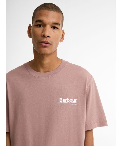 Barbour(バブアー)の「Kaber バックプリントTシャツ(Tシャツ/カットソー・メンズ・ピンク/グリーン・MEDIUM/SMALL/LARGE)」の6枚目の写真