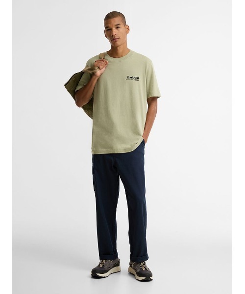 Barbour(バブアー)の「Kaber バックプリントTシャツ(Tシャツ/カットソー・メンズ・ピンク/グリーン・MEDIUM/SMALL/LARGE)」の7枚目の写真