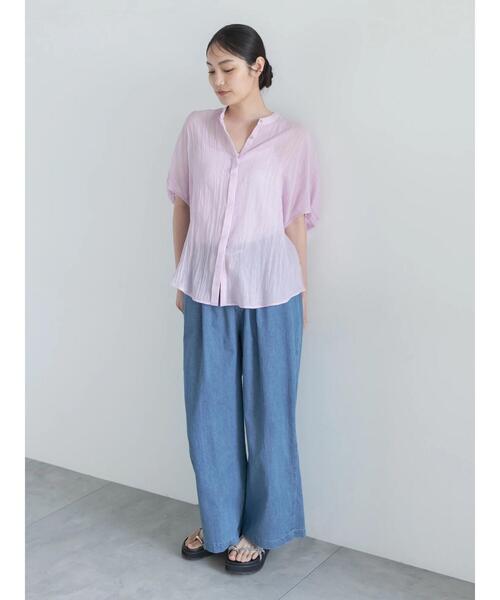 Te chichi（テチチ）の「イージーワイドデニム（その他パンツ・レディース・ブルー/サックスブルー・F）」の5枚目の写真