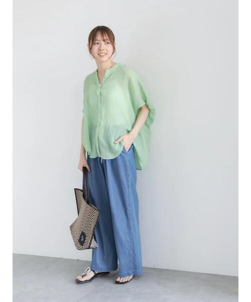 Te chichi（テチチ）の「イージーワイドデニム（その他パンツ・レディース・ブルー/サックスブルー・F）」の12枚目の写真