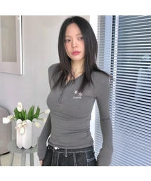 サンビーチボタン長袖Tシャツ（2カラー）