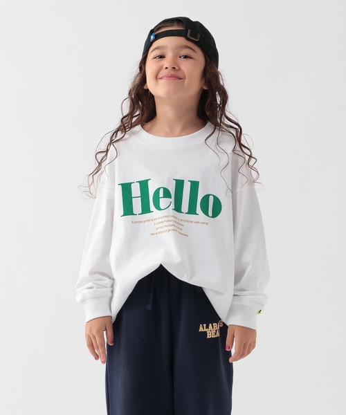 GEORGE'S(ジョージズ)の「【KIDS】プリントロンT(Tシャツ/カットソー・キッズ・オレンジ/オフホワイト/チャコールグレー・110/130/150)」の1枚目の写真