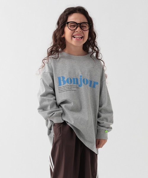 GEORGE'S(ジョージズ)の「【KIDS】プリントロンT(Tシャツ/カットソー・キッズ・オレンジ/オフホワイト/チャコールグレー・110/130/150)」の2枚目の写真