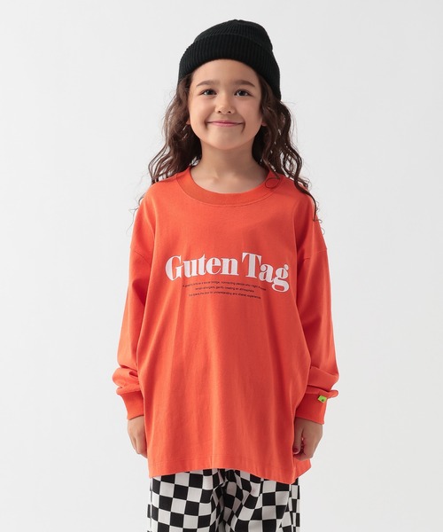 GEORGE'S(ジョージズ)の「【KIDS】プリントロンT(Tシャツ/カットソー・キッズ・オレンジ/オフホワイト/チャコールグレー・110/130/150)」の3枚目の写真