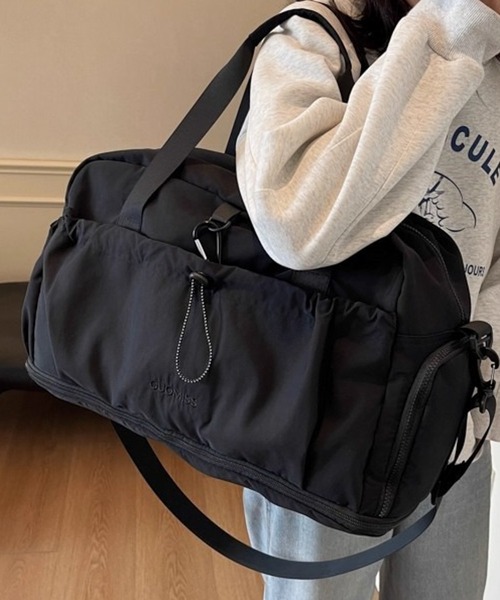 WESTBOY（ウエストボーイ）の「Y2K マルチポケット ボストンバッグ WO26W2BG01（ボストンバッグ・メンズ・グリーン/グレー/ブラック・FREE）」の6枚目の写真