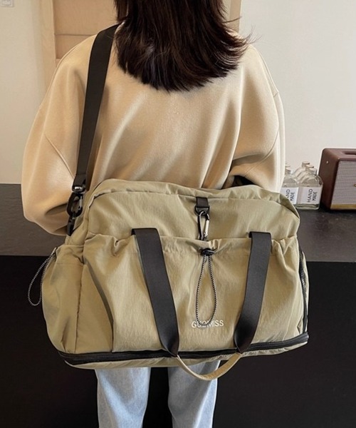 WESTBOY（ウエストボーイ）の「Y2K マルチポケット ボストンバッグ WO26W2BG01（ボストンバッグ・メンズ・グリーン/グレー/ブラック・FREE）」の7枚目の写真