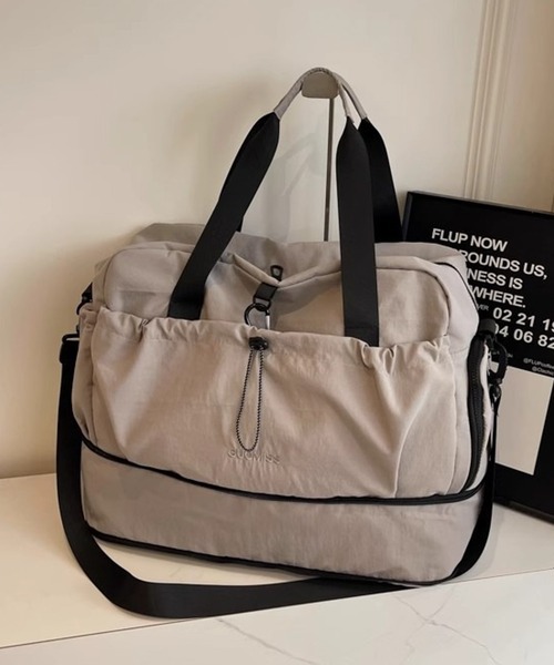 WESTBOY（ウエストボーイ）の「Y2K マルチポケット ボストンバッグ WO26W2BG01（ボストンバッグ・メンズ・グリーン/グレー/ブラック・FREE）」の15枚目の写真