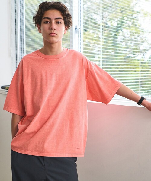 GOAT(ゴート)の「【別注】<GOAT>ピグメント 半袖 Tシャツ(Tシャツ/カットソー・メンズ・ダークグレー/ピンク/ダークブラウン・S/M/L/XL)」の3枚目の写真
