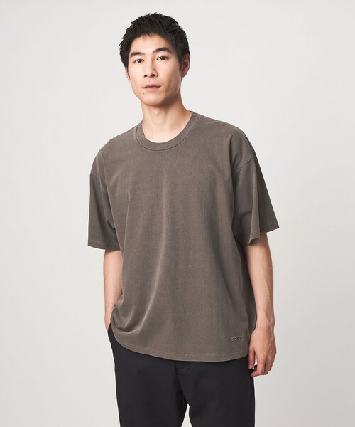 GOAT(ゴート)の「【別注】<GOAT>ピグメント 半袖 Tシャツ(Tシャツ/カットソー・メンズ・ダークグレー/ピンク/ダークブラウン・S/M/L/XL)」の7枚目の写真