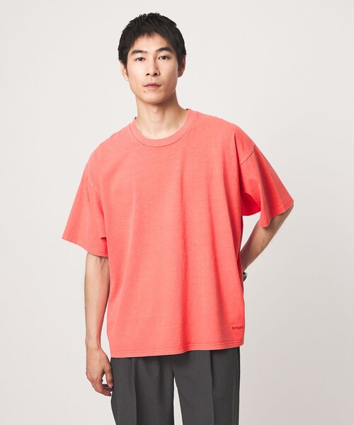 GOAT(ゴート)の「【別注】<GOAT>ピグメント 半袖 Tシャツ(Tシャツ/カットソー・メンズ・ダークグレー/ピンク/ダークブラウン・S/M/L/XL)」の9枚目の写真
