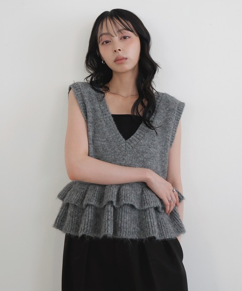 LIAN（リアン）の「サマーツイードテーラードベスト（ベスト）」 - WEAR