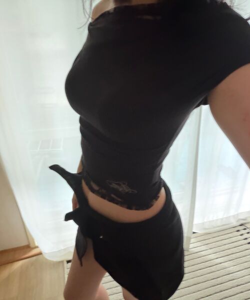 ZIZEMUSEUM（ジゼミュージアム）の「LAYERED SNAP WRAP SKIRT (BLACK)（スカート・レディース・その他・OS）」の8枚目の写真