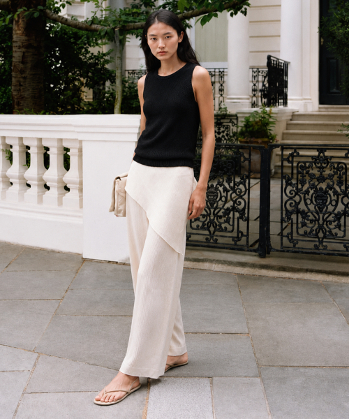KIMDOH（キムド）の「Noma Knit Top - Ivory（ニット/セーター・レディース・アイボリー/ブラック・FREE）」の9枚目の写真