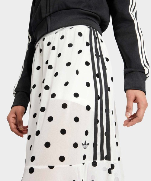 adidas(アディダス)の「シアー 水玉模様スカート / アディダスオリジナルス adidas Originals(スカート・レディース・ホワイト・XX-LARGE/LARGE/MEDIUM/SMALL/X-LARGE)」の3枚目の写真