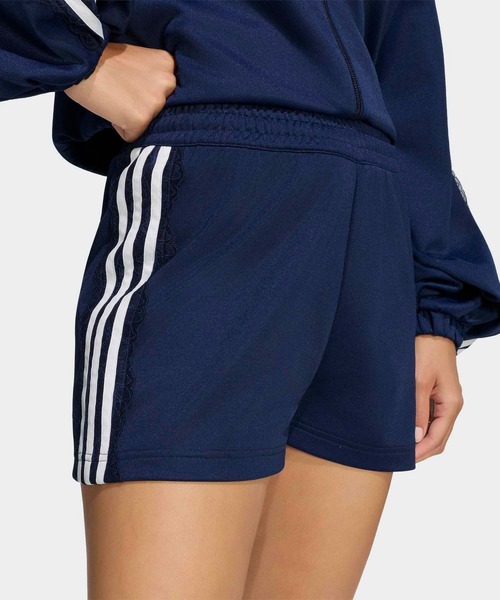 adidas(アディダス)の「レース スリーストライプス ショーツ / ハーフパンツ / アディダスオリジナルス adidas Originals(その他パンツ・レディース・ネイビー・XX-LARGE/LARGE/MEDIUM/SMALL/X-LARGE/X-SMALL)」の4枚目の写真