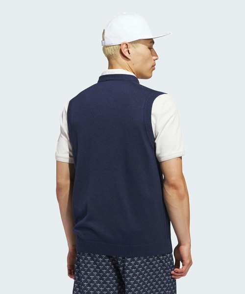 adidas(アディダス)の「オリジナルス カシミヤ ベスト【adidas Golf/アディダスゴルフ】(ベスト・メンズ・ブルー・X-LARGE/SMALL/MEDIUM/XX-LARGE/3XL/LARGE)」の12枚目の写真