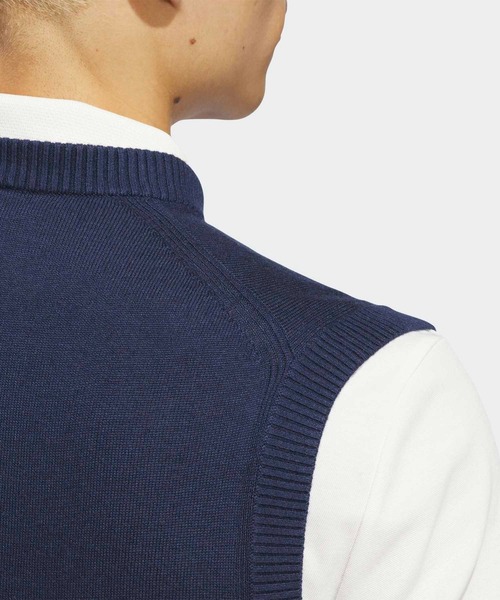 adidas(アディダス)の「オリジナルス カシミヤ ベスト【adidas Golf/アディダスゴルフ】(ベスト・メンズ・ブルー・X-LARGE/SMALL/MEDIUM/XX-LARGE/3XL/LARGE)」の14枚目の写真