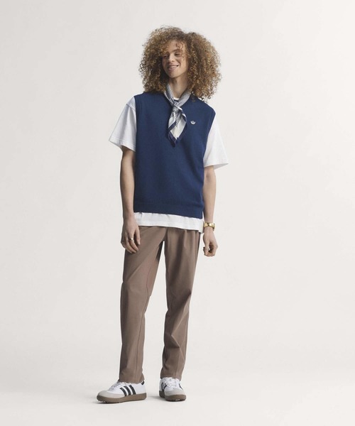 adidas(アディダス)の「オリジナルス カシミヤ ベスト【adidas Golf/アディダスゴルフ】(ベスト・メンズ・ブルー・X-LARGE/SMALL/MEDIUM/XX-LARGE/3XL/LARGE)」の10枚目の写真