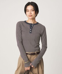 Robert P.Miller | 【別注】<Robert P. Miller> ヘンリーネック ロングスリーブ カットソー(Tシャツ/カットソー)