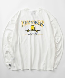 【70】【THRASHER/スラッシャー】アソート グラフィック ロングスリーブ Tシャツ/マークゴンザレス/ファイヤーパターン/クルーネック/スケーター