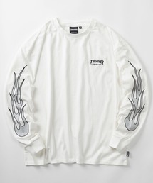 【70】【THRASHER/スラッシャー】アソート グラフィック ロングスリーブ Tシャツ/マークゴンザレス/ファイヤーパターン/クルーネック/スケーター