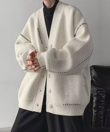 Contrast Stitch Cardigan コントラストステッチカーディガン