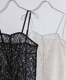 cheriella（シェリエラ）の「【cheriella】レースレイヤードビスチェ　LACE LAYERED BUSTIER（キャミソール）」