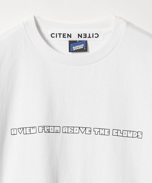 CITEN(シテン)の「【別注】<Chari ×CITEN> ロンT(Tシャツ/カットソー・レディース・ホワイト/ライトブルー・M)」の13枚目の写真
