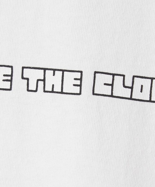 CITEN(シテン)の「【別注】<Chari ×CITEN> ロンT(Tシャツ/カットソー・レディース・ホワイト/ライトブルー・M)」の3枚目の写真