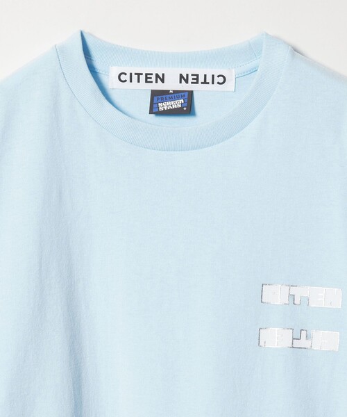 CITEN(シテン)の「【別注】<Chari ×CITEN> ロンT(Tシャツ/カットソー・レディース・ホワイト/ライトブルー・M)」の5枚目の写真