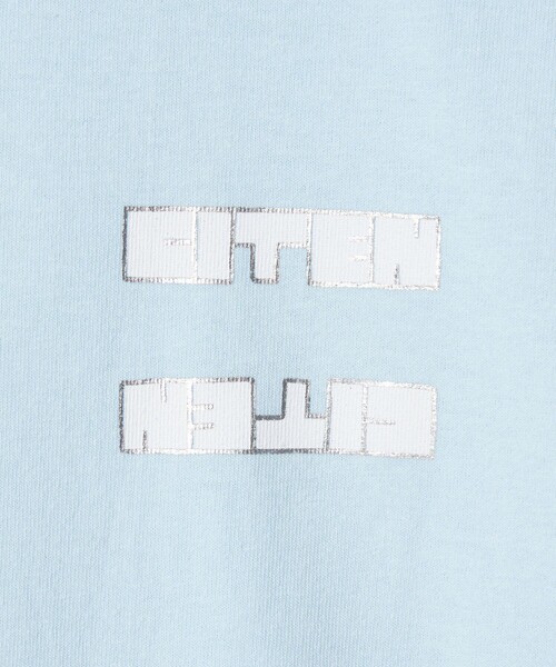 CITEN(シテン)の「【別注】<Chari ×CITEN> ロンT(Tシャツ/カットソー・レディース・ホワイト/ライトブルー・M)」の8枚目の写真