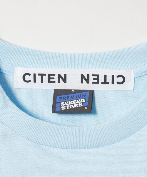 CITEN(シテン)の「【別注】<Chari ×CITEN> ロンT(Tシャツ/カットソー・レディース・ホワイト/ライトブルー・M)」の11枚目の写真