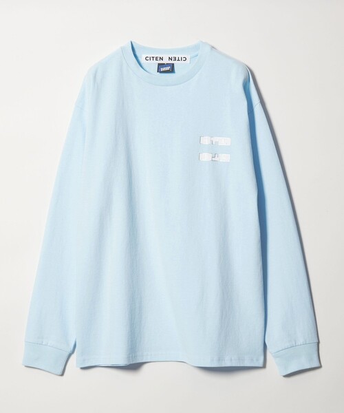 CITEN(シテン)の「【別注】<Chari ×CITEN> ロンT(Tシャツ/カットソー・レディース・ホワイト/ライトブルー・M)」の12枚目の写真