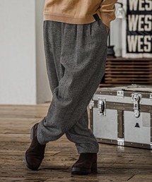 mp15329- Herringbone Balloon Two Tuck Pants ヘリンボーンバルーン2タックパンツ(CAM26AW-009)
