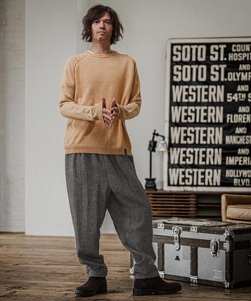 CAMBIO(カンビオ)の「mp15329- Herringbone Balloon Two Tuck Pants ヘリンボーンバルーン2タックパンツ(CAM26AW-009)(その他パンツ・メンズ・ブラック系その他/ブラウン系その他/ベージュ系その他・S/M/L)」の7枚目の写真