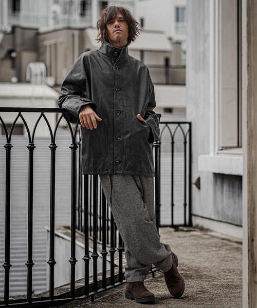 CAMBIO(カンビオ)の「mp15329- Herringbone Balloon Two Tuck Pants ヘリンボーンバルーン2タックパンツ(CAM26AW-009)(その他パンツ・メンズ・ブラック系その他/ブラウン系その他/ベージュ系その他・S/M/L)」の8枚目の写真