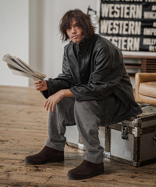 CAMBIO(カンビオ)の「mp15329- Herringbone Balloon Two Tuck Pants ヘリンボーンバルーン2タックパンツ(CAM26AW-009)(その他パンツ・メンズ・ブラック系その他/ブラウン系その他/ベージュ系その他・S/M/L)」の9枚目の写真