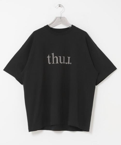 URBAN RESEARCH(アーバンリサーチ)の「thur. logo SHORT-SLEEVE T-SHIRTS(Tシャツ/カットソー・メンズ・ブラック・LARGE/X-LARGE/MEDIUM)」の9枚目の写真