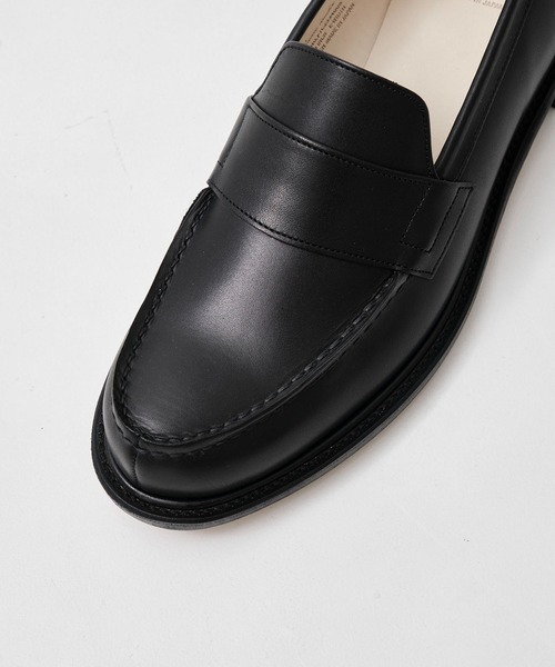 foot the coacher（フットザコーチャー）の「【foot the coacher】FT LOAFER (LEATHER SOLE)（ローファー・メンズ・ブラック・7/8/9）」の5枚目の写真