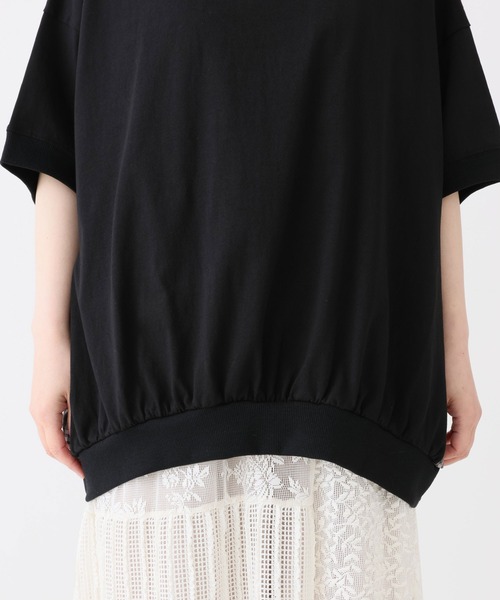 HEART MARKET（ハートマーケット）の「前後異素材プルオーバー（Tシャツ/カットソー・レディース・ブラック/ネイビー/ナチュラル・FREE）」の16枚目の写真