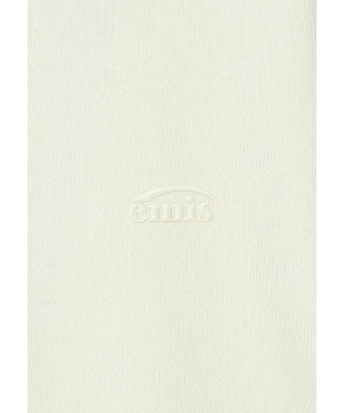 EMIS(イミス)の「MONO LOGO HALF-ZIP SWEATSHIRT(スウェット・レディース・クリーム/ネイビー/ブラック・MEDIUM/SMALL/LARGE)」の19枚目の写真