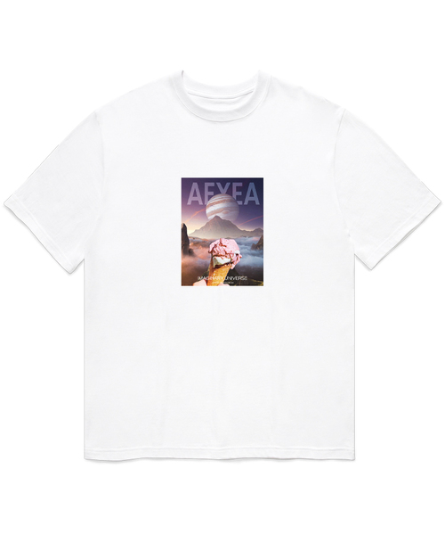 AEXEA(アクシー)の「モクソンアイス 半袖Tシャツ F05BRD_ABX11063(Tシャツ/カットソー・メンズ・ホワイト/ブルー/グレー系その他/ブラック・S/XL/L/M)」の2枚目の写真