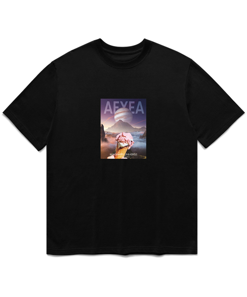 AEXEA(アクシー)の「モクソンアイス 半袖Tシャツ F05BRD_ABX11063(Tシャツ/カットソー・メンズ・ホワイト/ブルー/グレー系その他/ブラック・S/XL/L/M)」の3枚目の写真