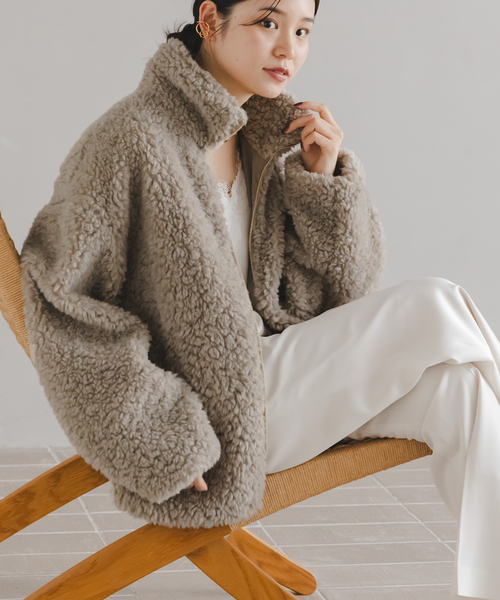 TATRAS(タトラス)の「《WEB限定追加》TATRAS/タトラス LUELA(ルエラ)(ブルゾン・レディース・ライトグレー・X-SMALL/SMALL)」の14枚目の写真