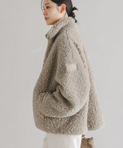 TATRAS(タトラス)の「《WEB限定追加》TATRAS/タトラス LUELA(ルエラ)(ブルゾン・レディース・ライトグレー・X-SMALL/SMALL)」の21枚目の写真